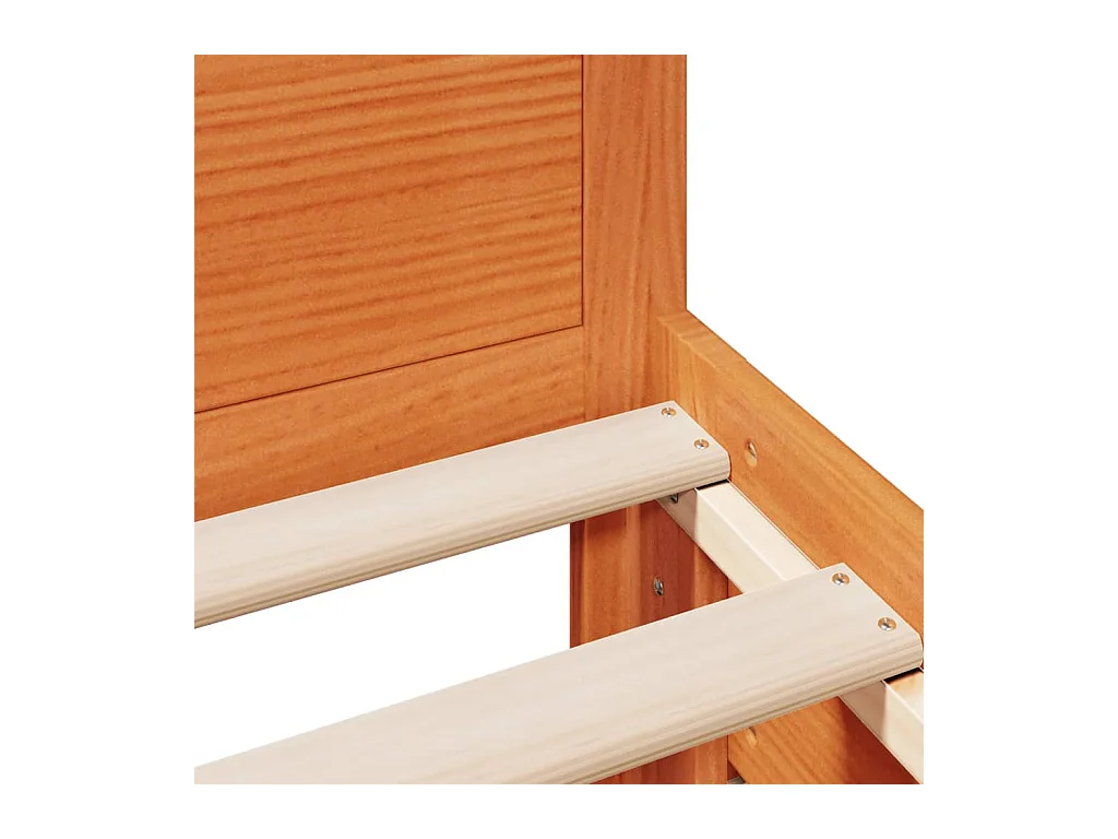 Letto per adulti | Letto singolo | Giroletto senza Materasso con Testiera Rovere Marrone 90x200 cm