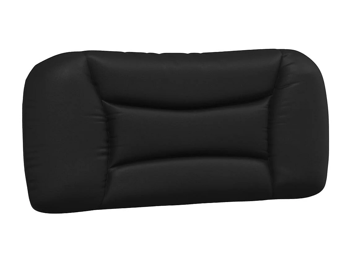 Lit simple | Lit adulte, enfant | Cadre de lit noir et blanc 80x200 cm similicuir