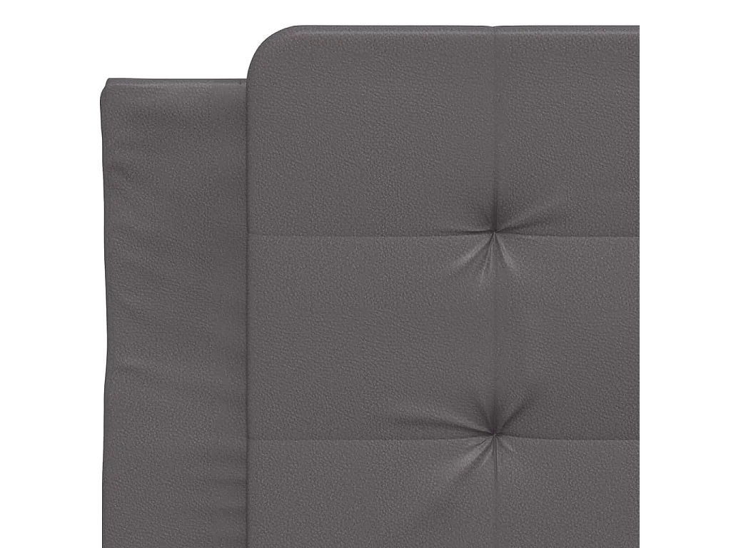 Lit simple | Lit adulte, enfant | Cadre de lit avec LED gris 100x200 cm