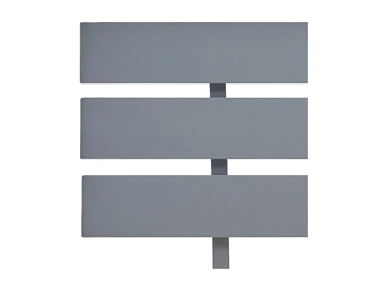 Lit double | Lit adulte | Cadre de lit gris 160x200 cm bois de pin massif