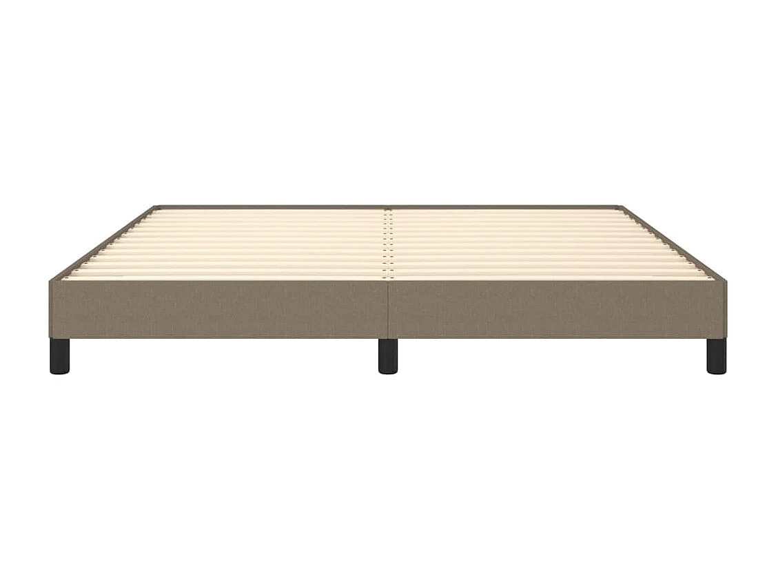 Lit double | Lit adulte | Cadre de lit taupe 160x200 cm tissu