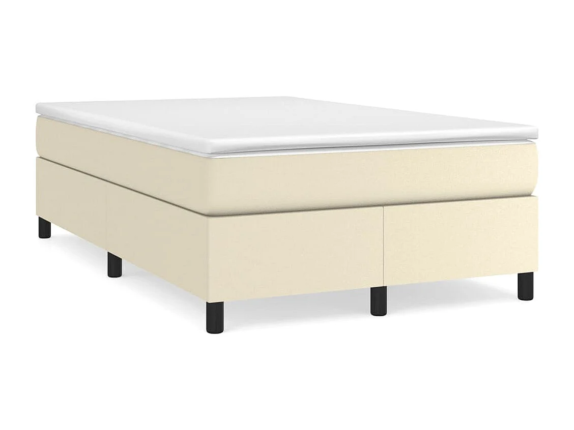 Lit simple | Lit adulte, enfant | Cadre de lit Crème 120x200 cm Similicuir