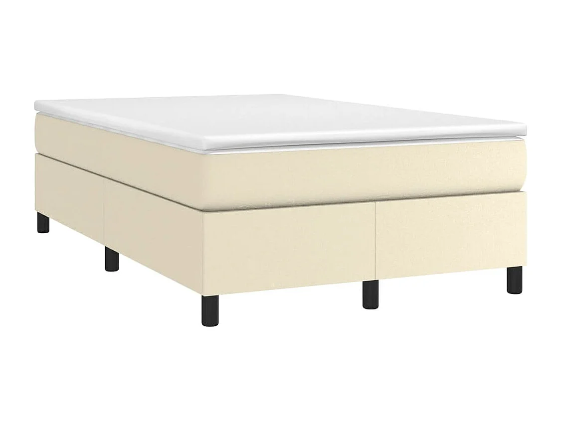 Lit simple | Lit adulte, enfant | Cadre de lit Crème 120x200 cm Similicuir