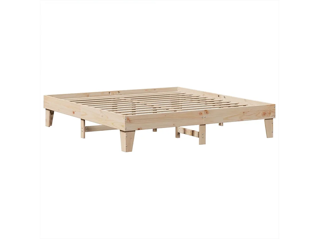 Lit double | Lit adulte | Cadre de lit 180x200 cm bois massif de pin