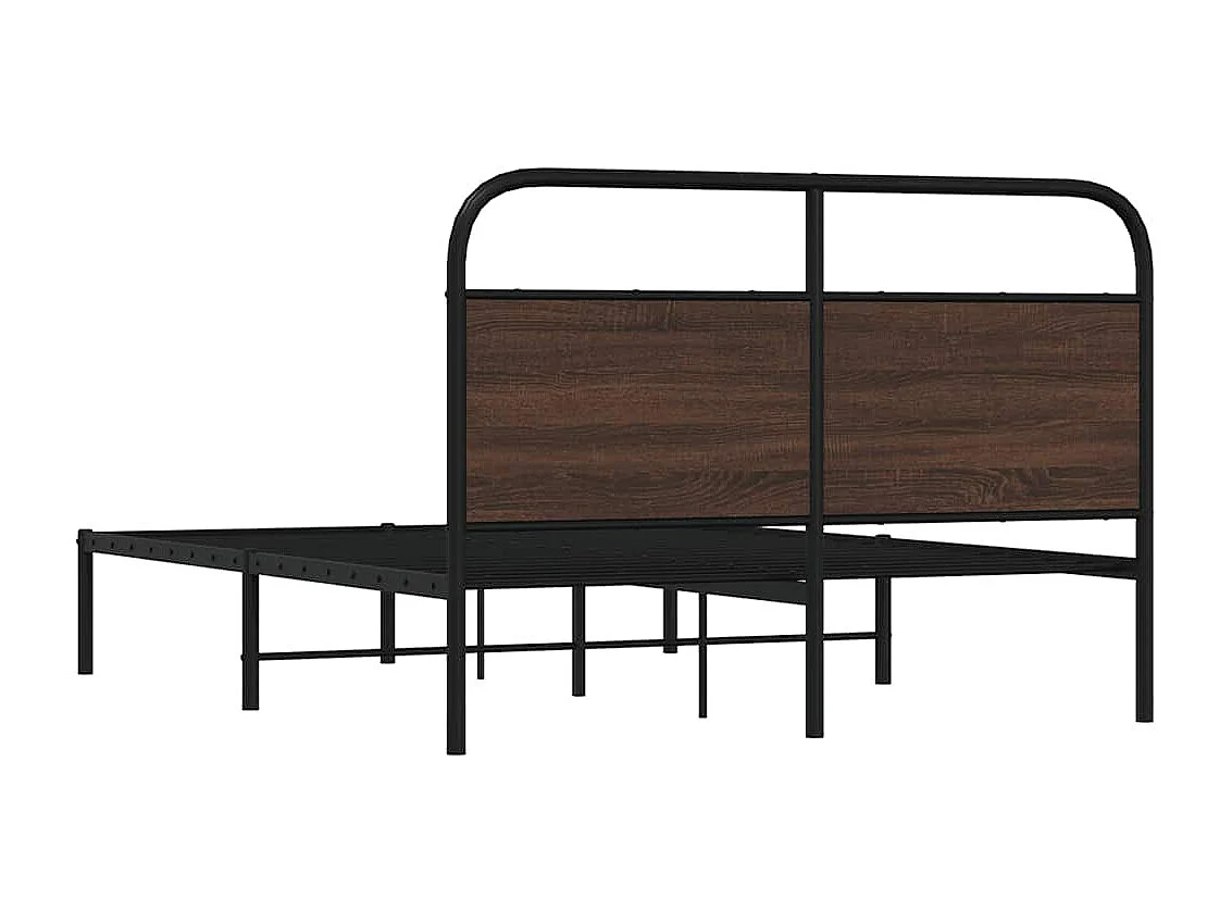 Lit double | Lit adulte | Cadre de lit 140x190 cm chêne marron
