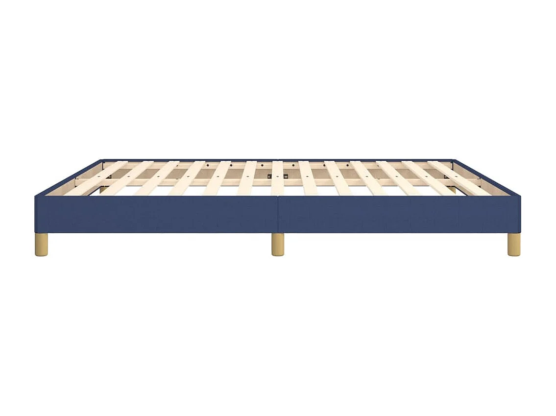 Lit double | Lit adulte | Cadre de lit bleu 180x200 cm tissu
