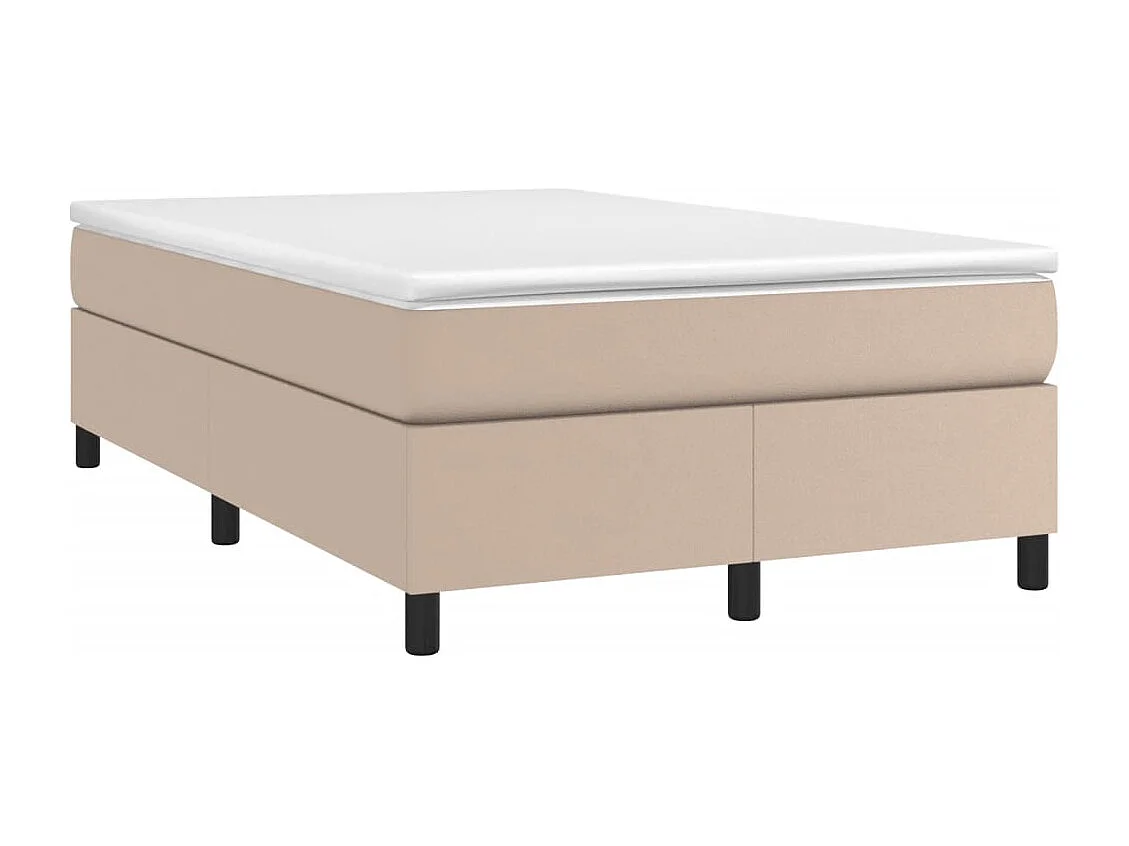 Lit simple | Lit adulte, enfant | Cadre de lit cappuccino 120x200 cm similicuir