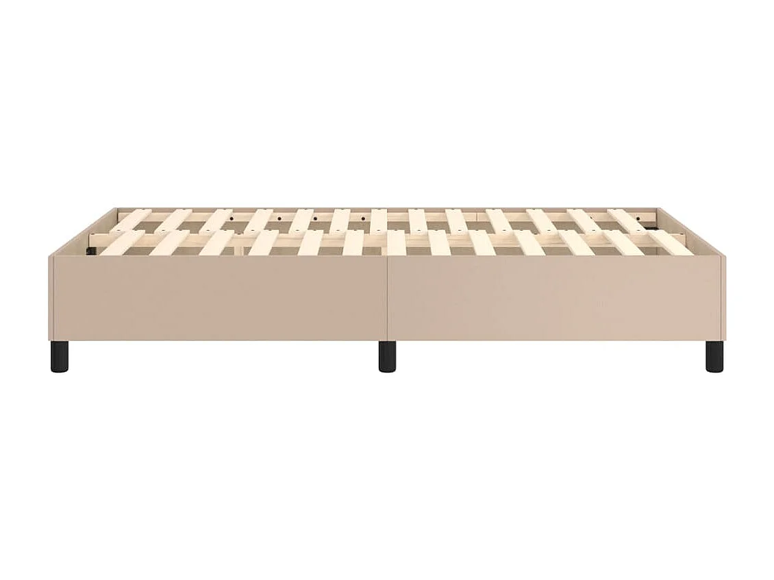 Lit simple | Lit adulte, enfant | Cadre de lit cappuccino 120x200 cm similicuir
