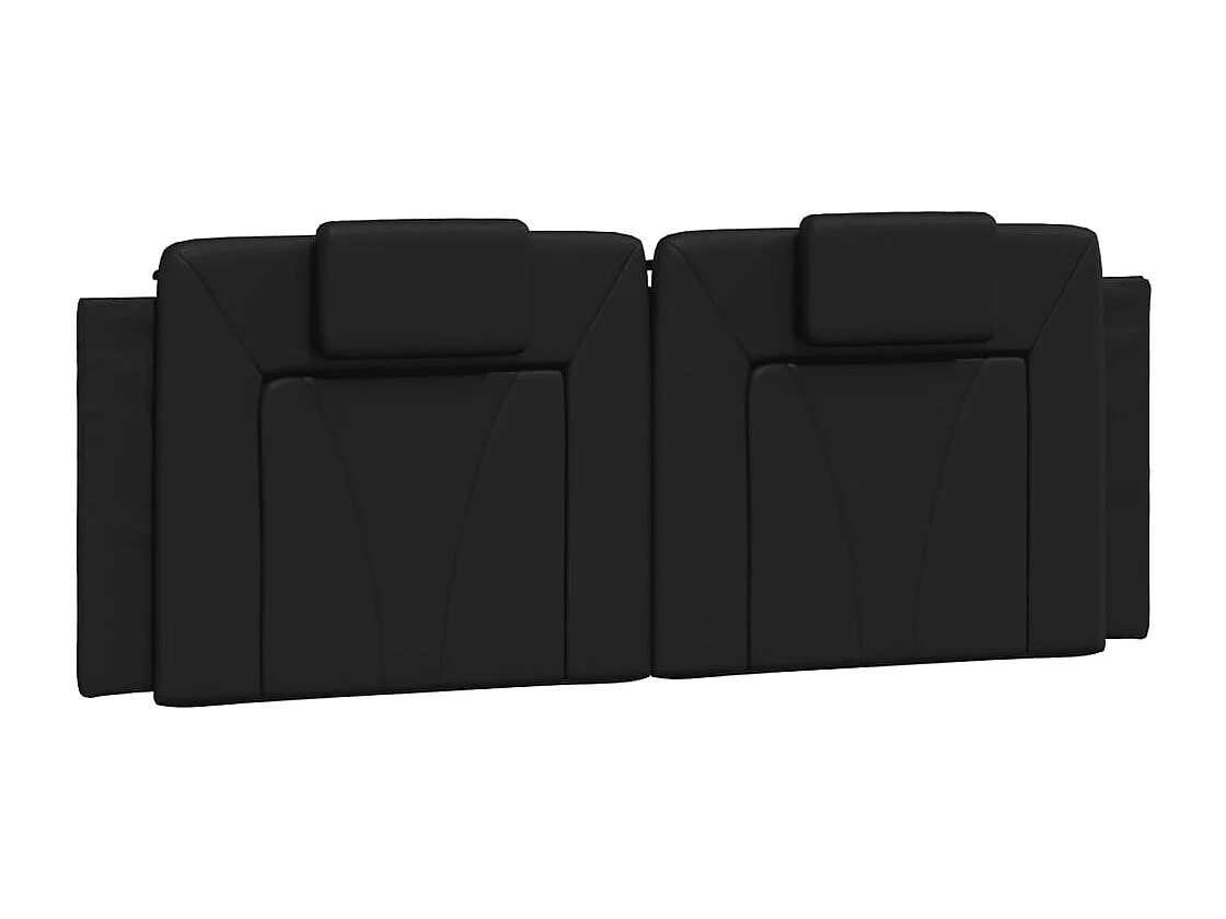 Lit double | Lit adulte | Cadre de lit noir 140x200 cm similicuir