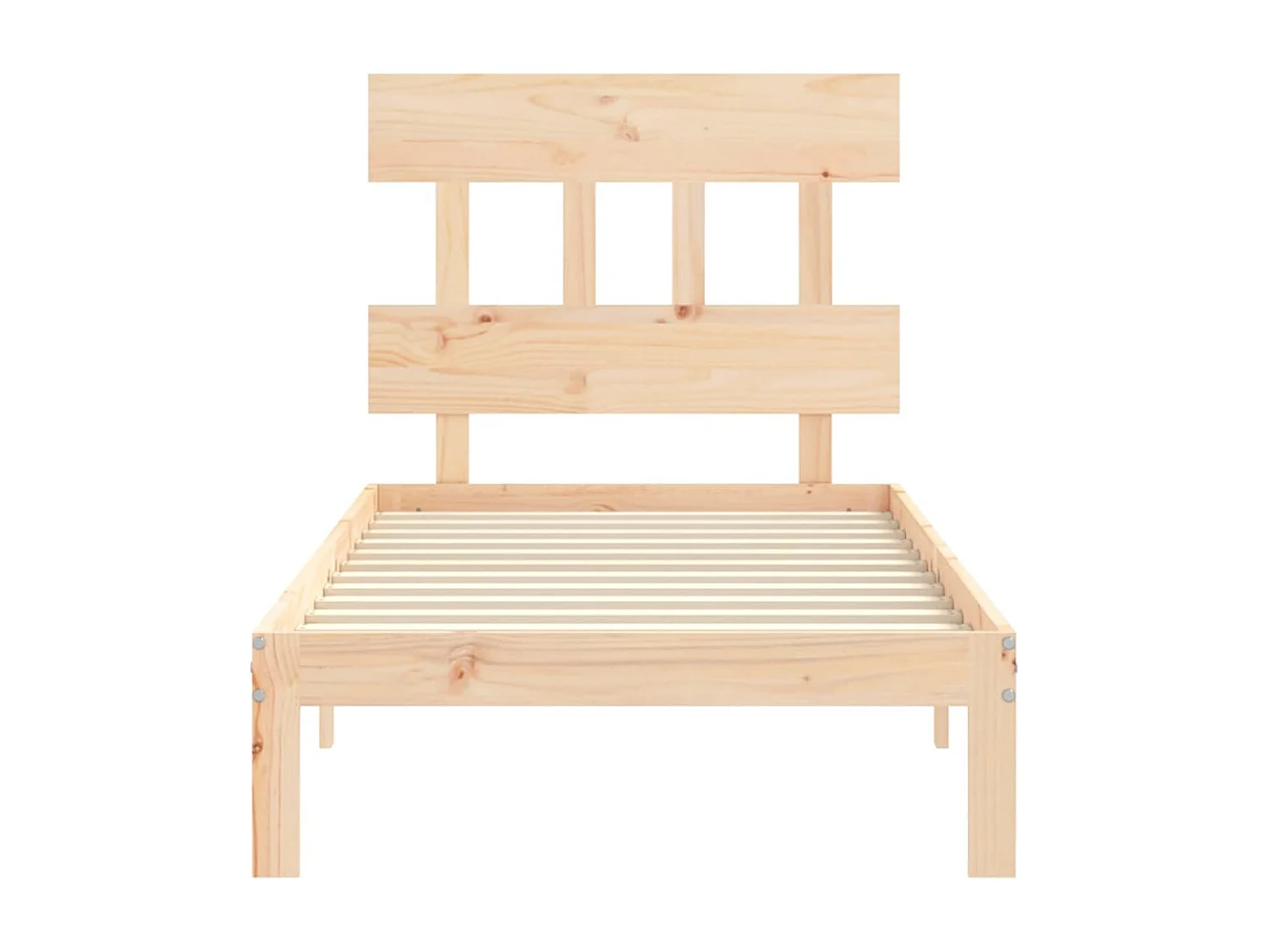 Lit simple | Lit adulte, enfant | Cadre de lit 90x200 cm bois de pin massif