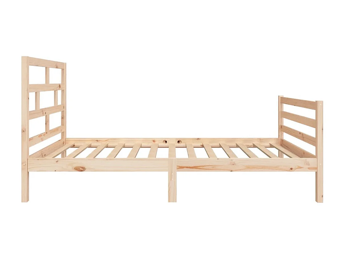 Lit simple | Lit adulte, enfant | Cadre de lit bois massif 90x200 cm
