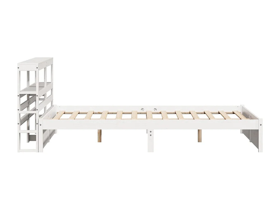 Letto per adulti | Letto matrimoniale | Giroletto con Testiera senza Materasso Bianco 140x200 cm