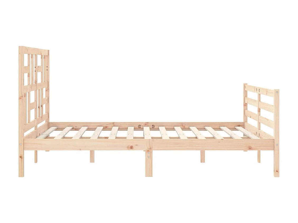 Lit double | Lit adulte | Cadre de lit 160x200 cm bois massif