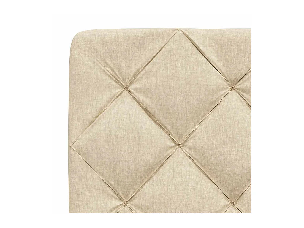 Letto per adulti | Letto singolo | Giroletto senza Materasso Crema 120x200 cm Tessuto