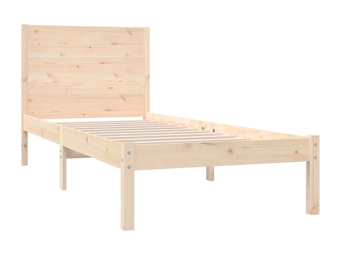 Lit simple | Lit adulte, enfant | Cadre de lit 100x200 cm bois massif de pin