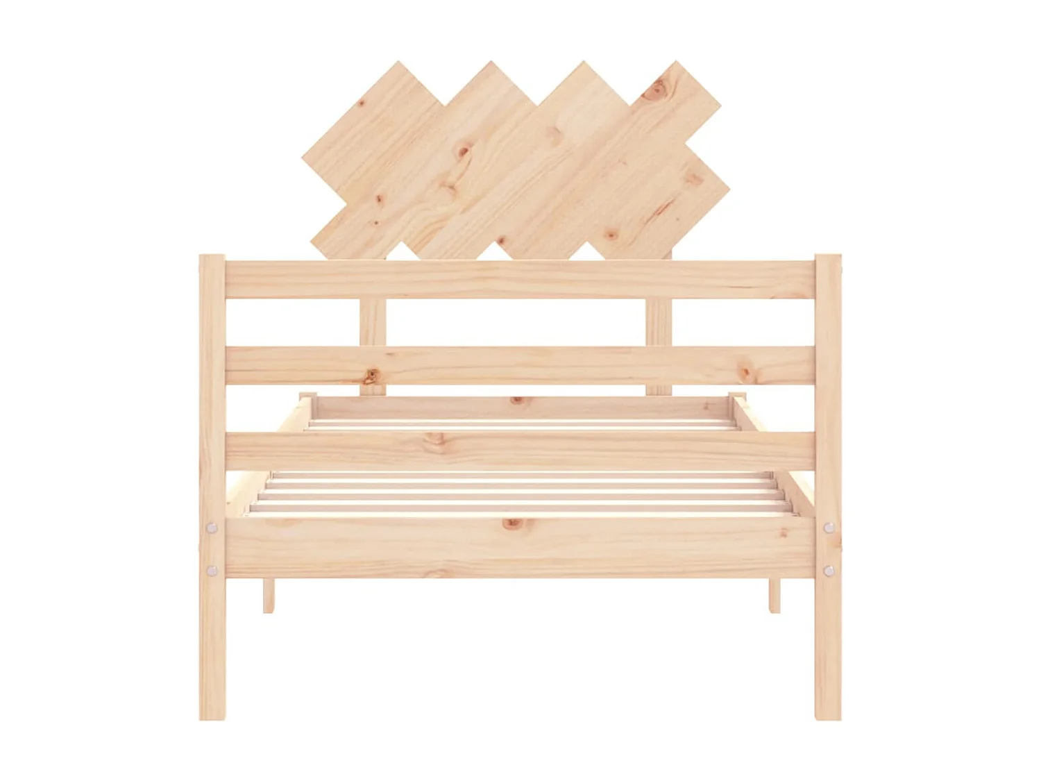 Lit simple | Lit adulte, enfant | Cadre de lit 90x200 cm bois massif