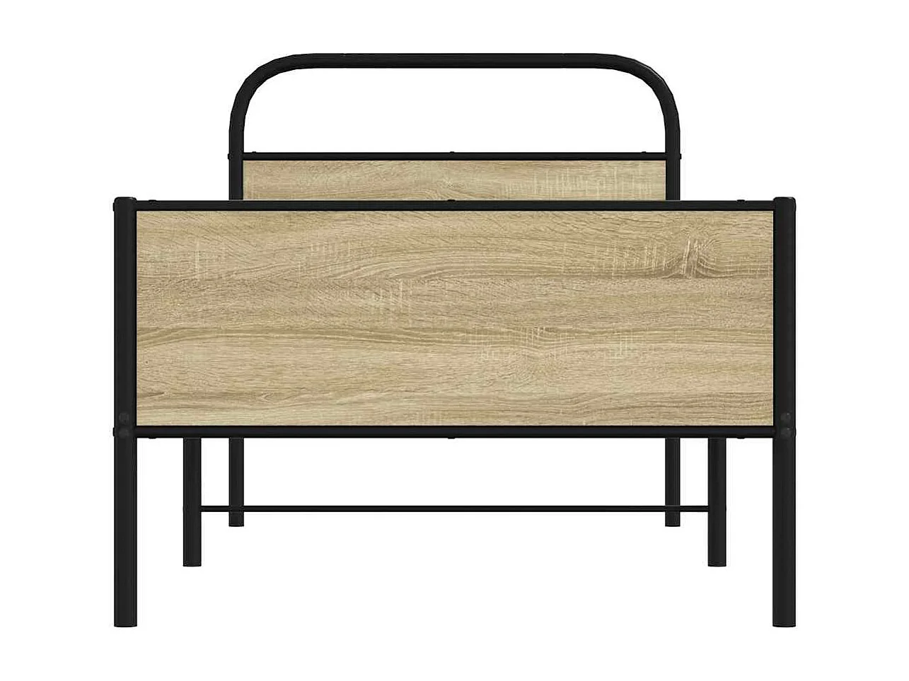 Lit simple | Lit adulte, enfant | Cadre de lit 75x190cm chêne sonoma bois ingénierie