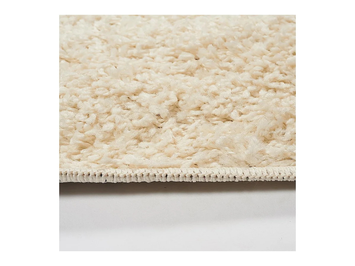 Tapis berbère 120x160 tissé motifs ethno-chic LYN4 BENYLE 3 crème