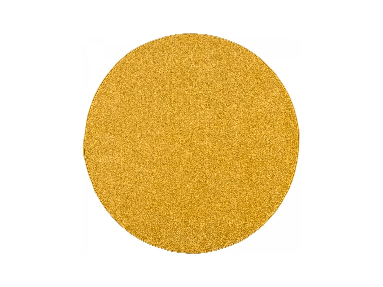 tapis cuisine 80x150 tissé jaune rectangle motif uni NOSSA