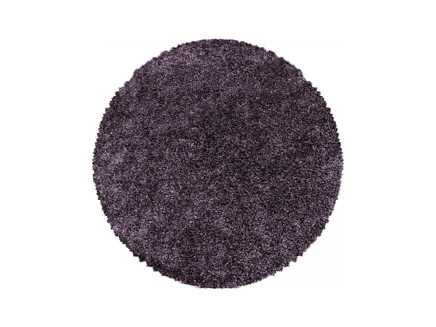 Tapis poils longs shaggy 140x200 rectangle tissé violet motif uni UNI I