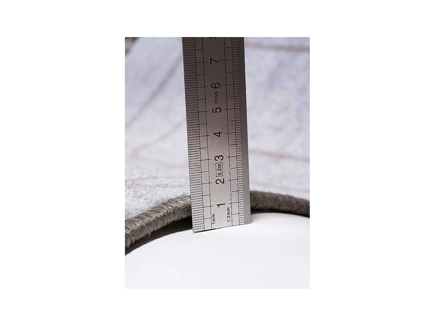 tapis chambre 57x110 tissé violet rectangle ISPARTA PATCHWORK