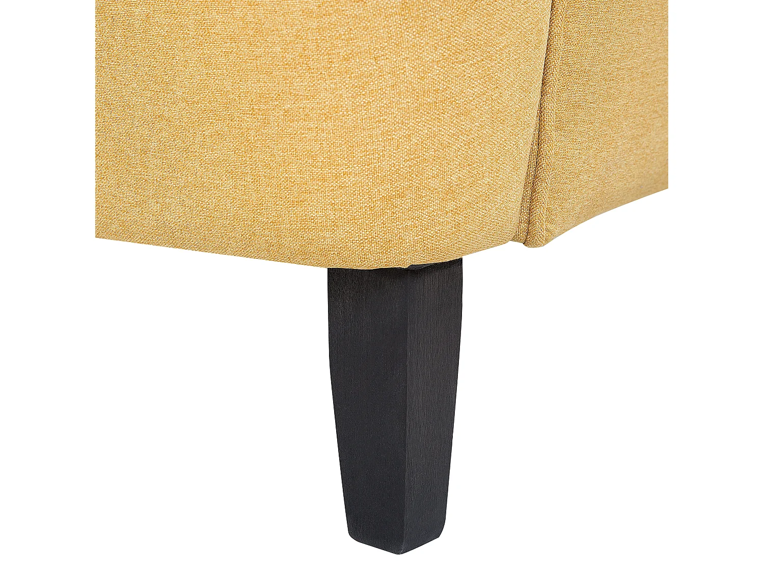 Fauteuil à oreilles ABSON Tissu Jaune