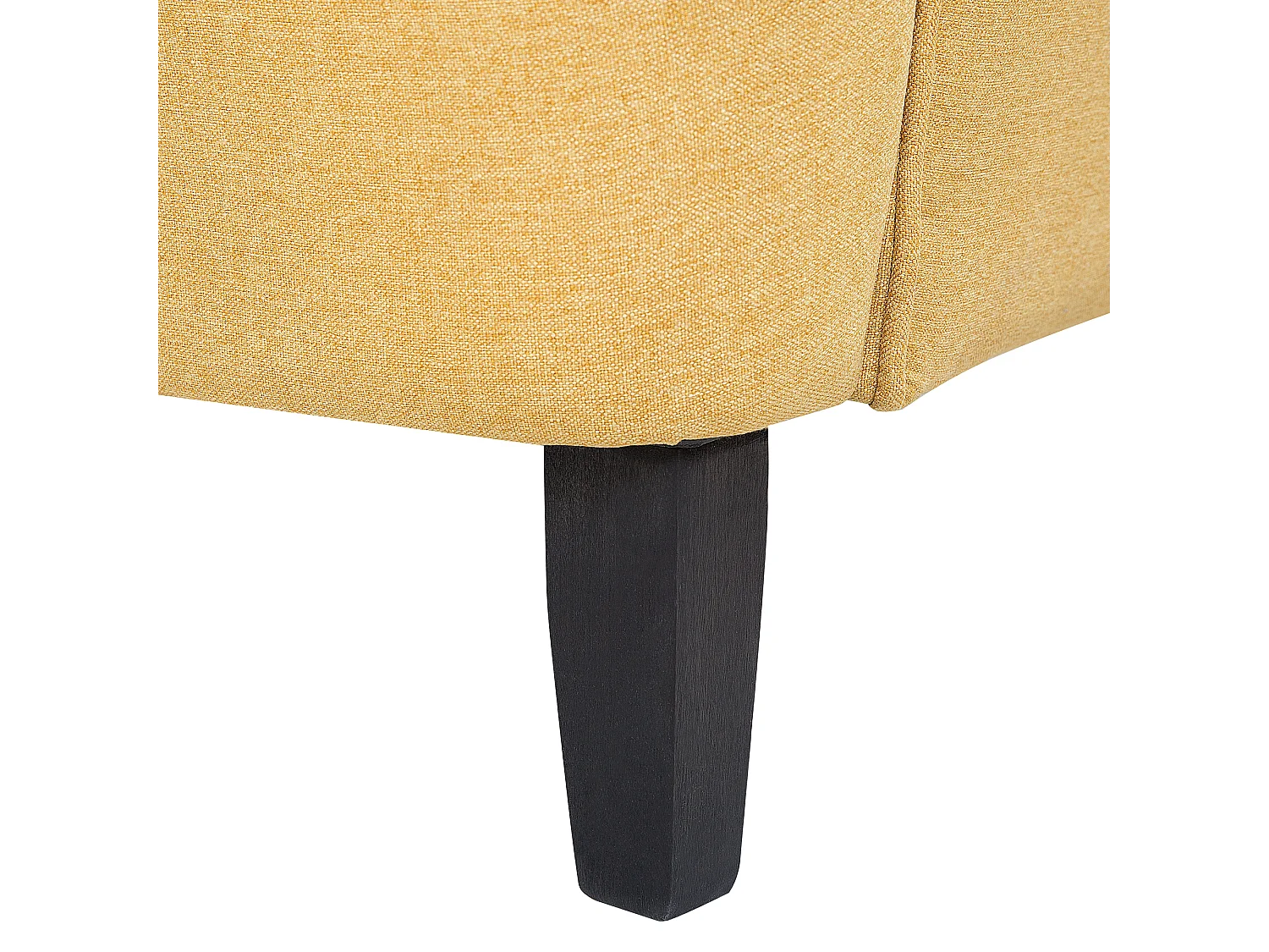 Fauteuil à oreilles ABSON Tissu Jaune