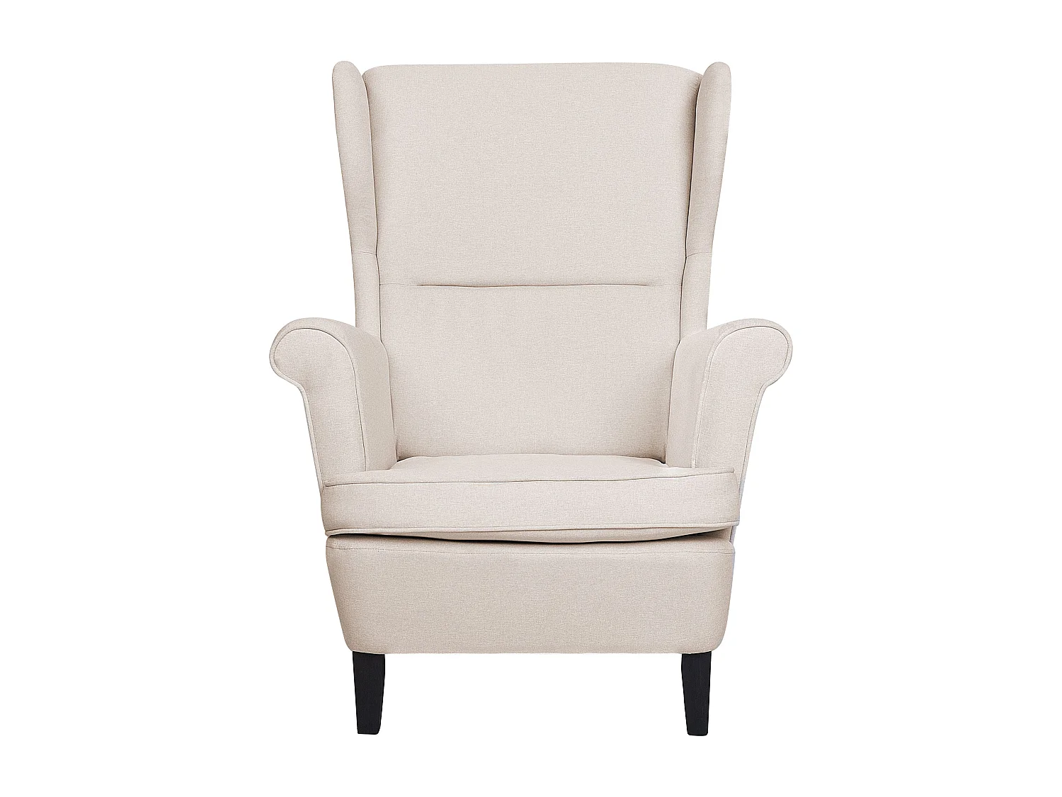 Oorfauteuil ABSON Stof Lichtbeige