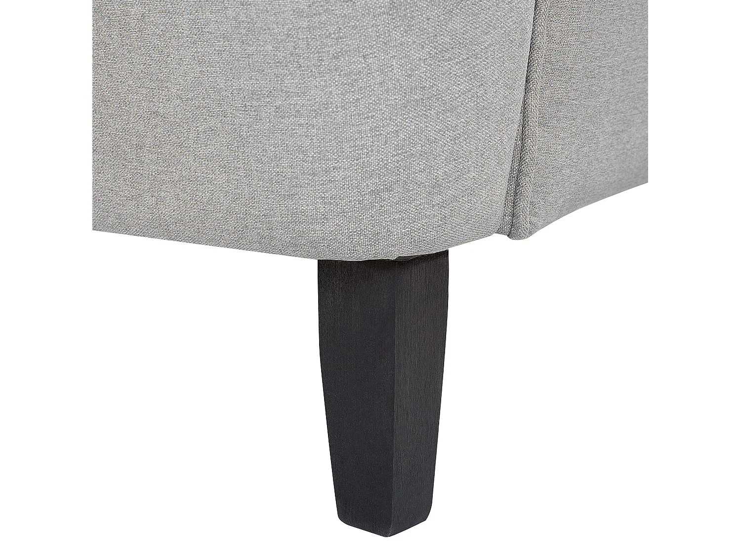 Poltrona Wingback ABSON Tessuto Grigio