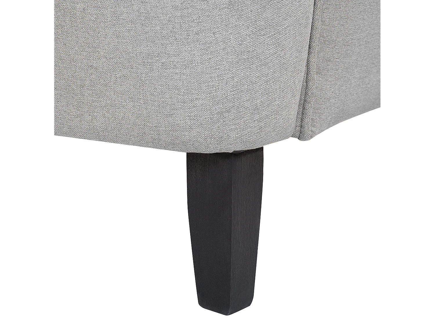 Poltrona Wingback ABSON Tessuto Grigio