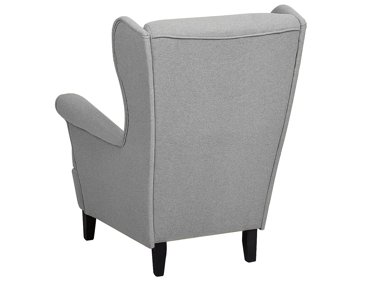 Fauteuil à oreilles ABSON Tissu Gris