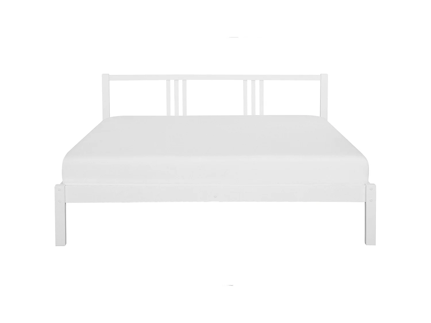 Letto Legno VANNES 180 x 200 cm Bianco