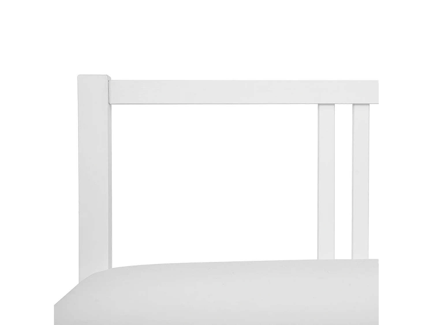 Letto Legno VANNES 180 x 200 cm Bianco