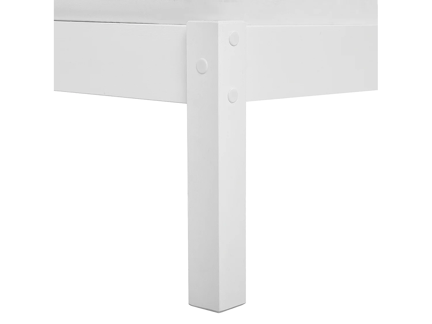 Letto Legno VANNES 180 x 200 cm Bianco