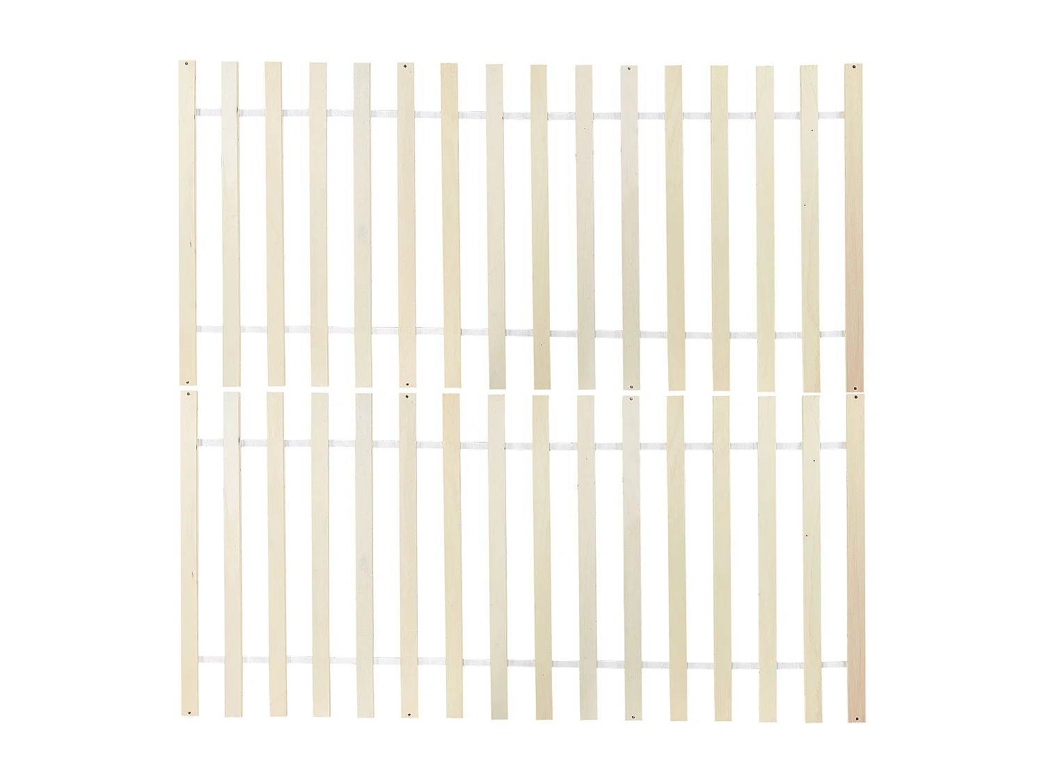 Lit avec sommier Bois de pin VANNES 180 x 200 cm Blanc