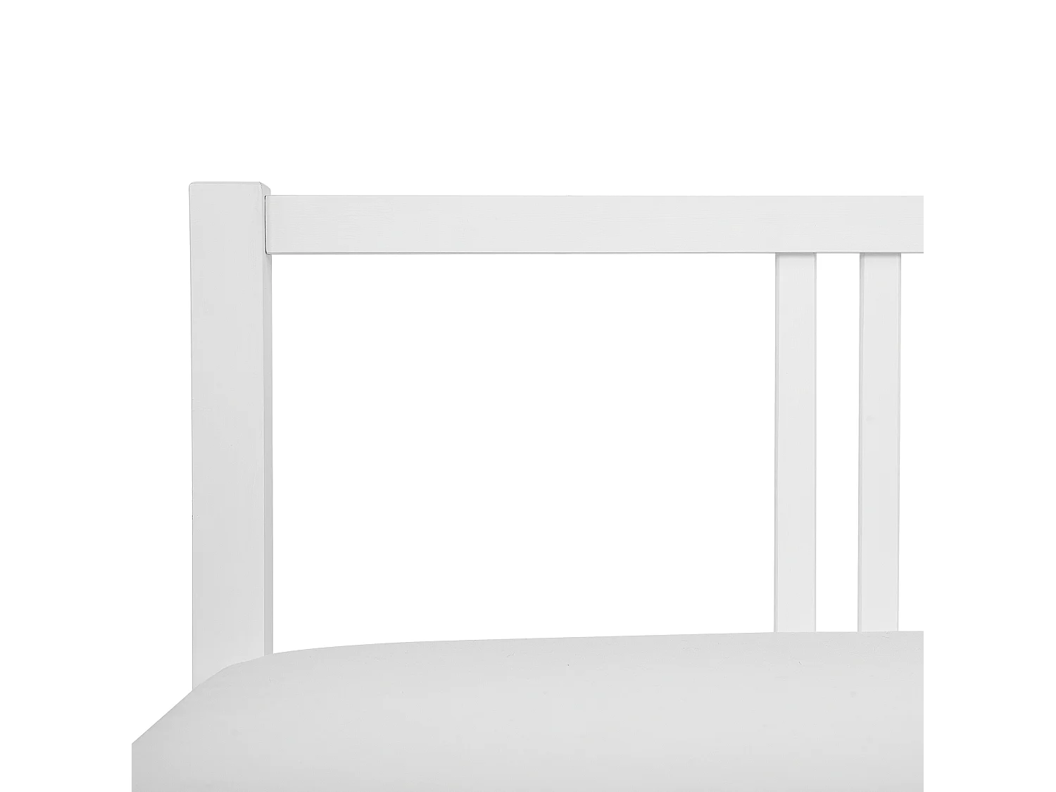Bed Pine Wood VANNES 180 x 200 cm (EU Super King) White