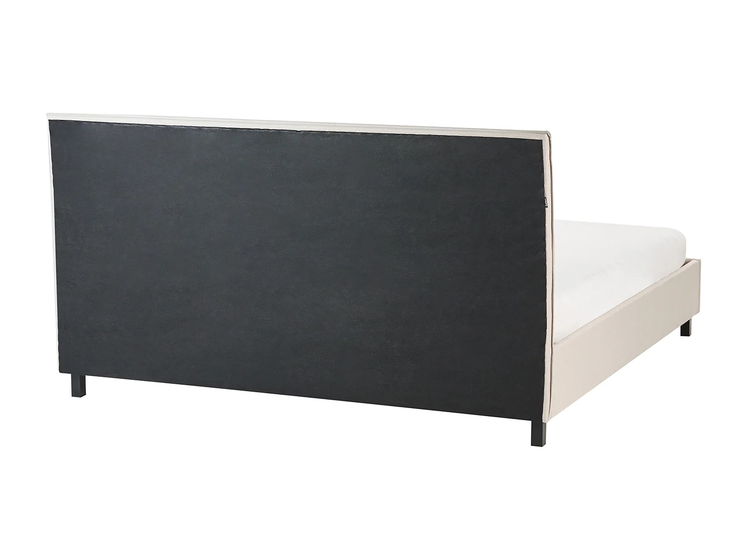 Lit avec sommier Tissu SENNEZ 180 x 200 cm Beige