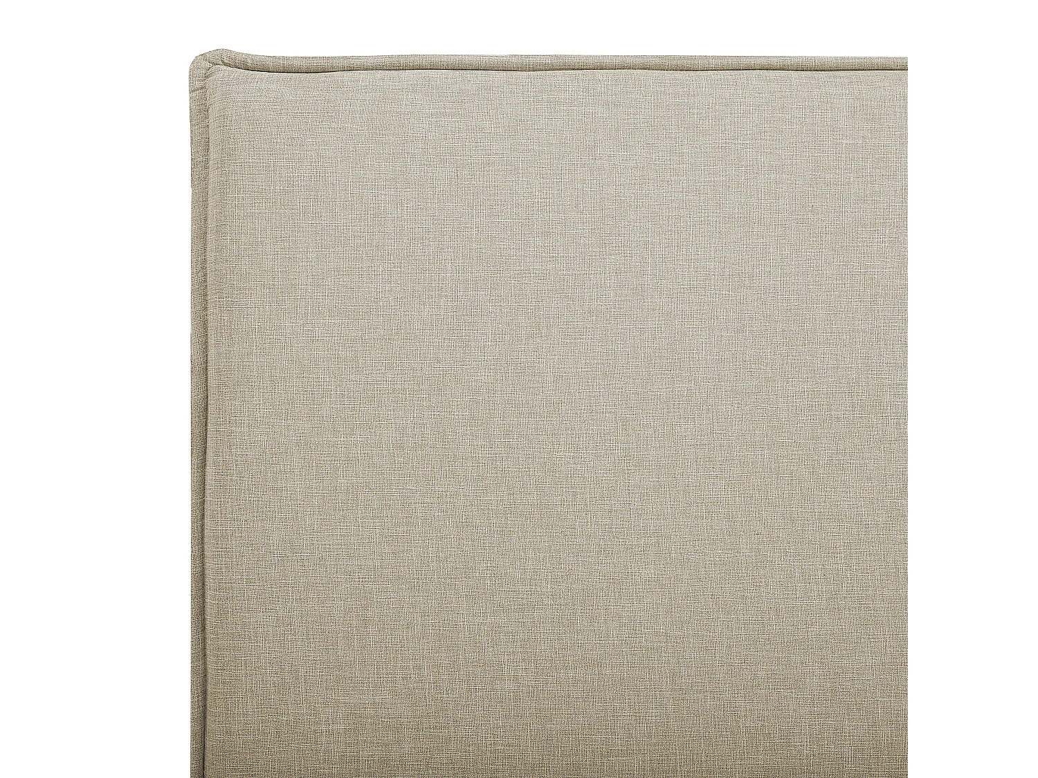 Lit avec sommier Tissu SENNEZ 180 x 200 cm Beige