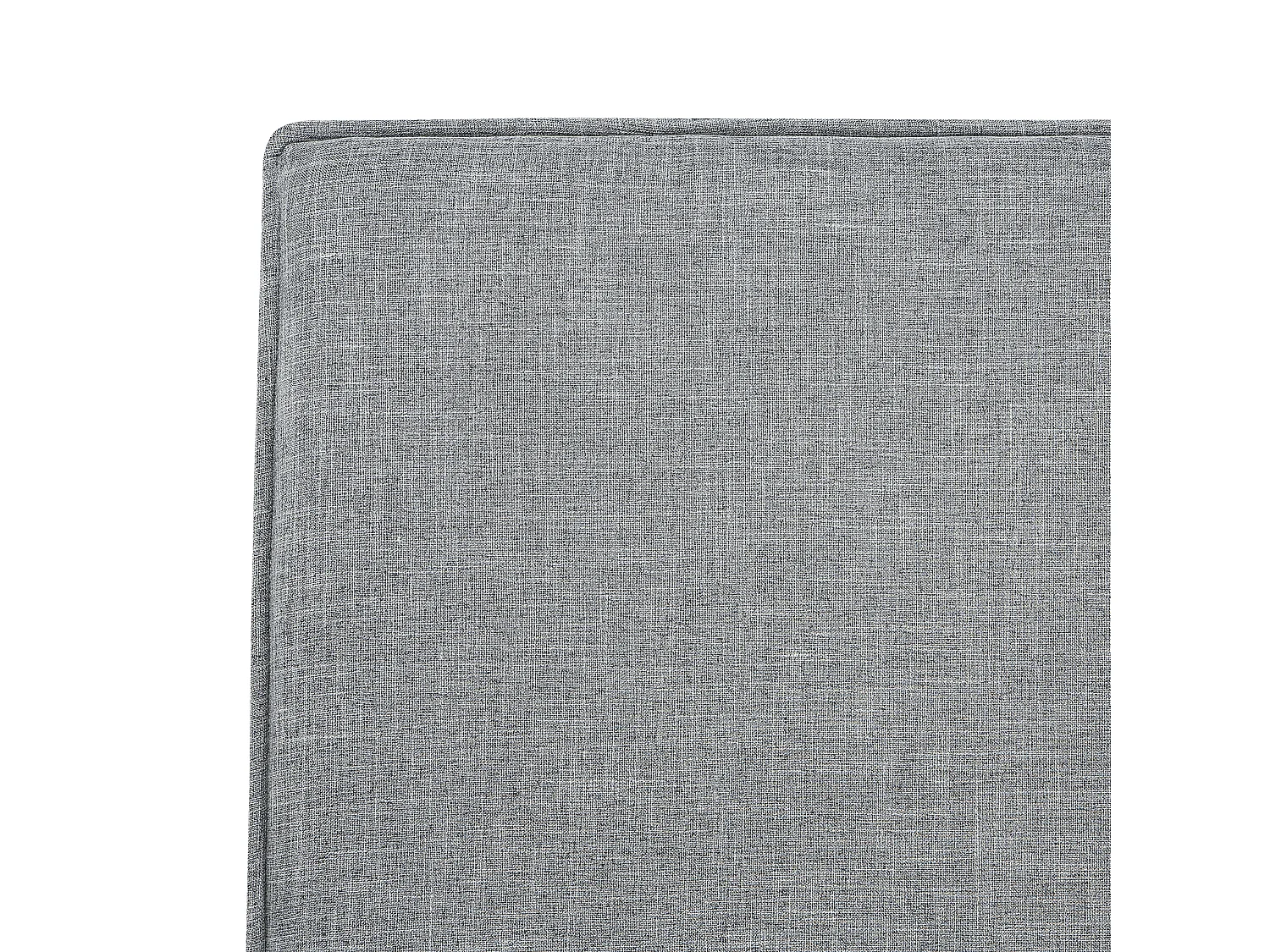 Cama com estrado SENNEZ 140 x 200 cm Cinzento claro