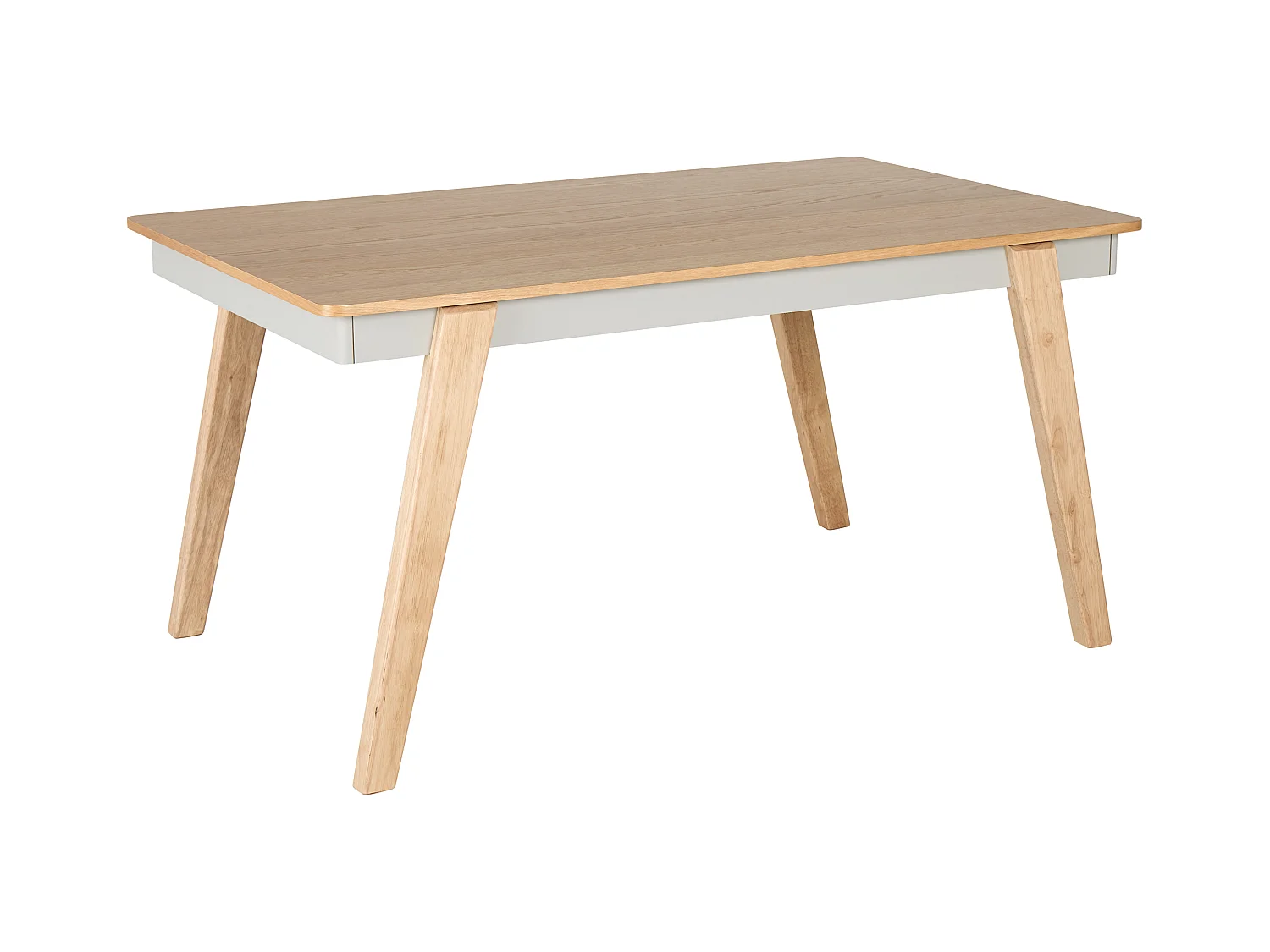 Table de repas PHOLA Chêne clair 150 cm 90 cm