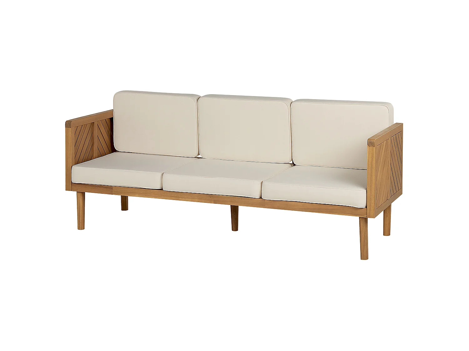 Loungeset met tafel 5-zitter BARATTI Acaciahout Bruin