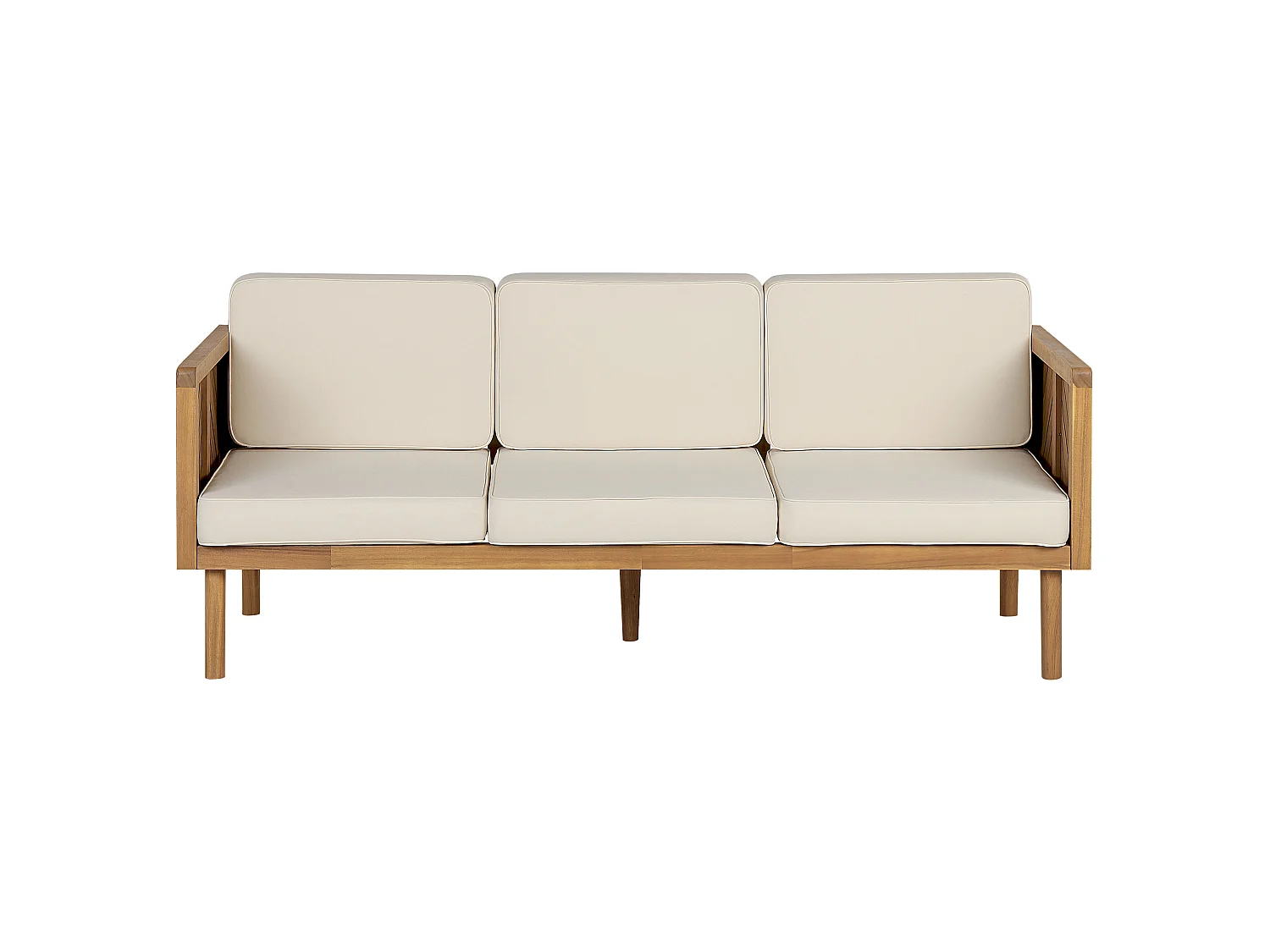 Loungeset met tafel 5-zitter BARATTI Acaciahout Bruin