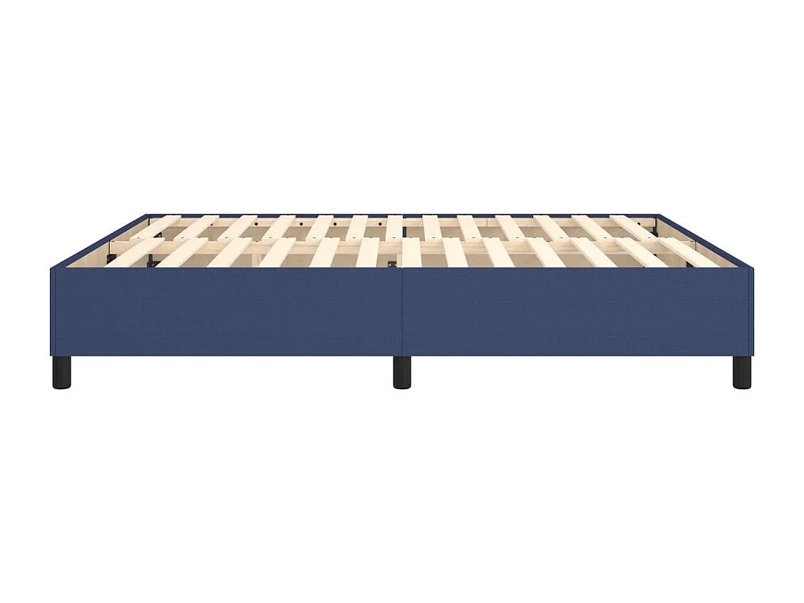 Lit double | Lit adulte | Cadre de lit bleu 160x200 cm tissu