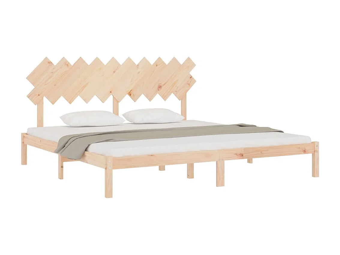 Lit double | Lit adulte | Cadre de lit 200x200 cm bois massif