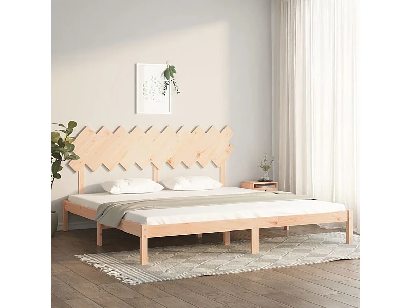 Lit double | Lit adulte | Cadre de lit 200x200 cm bois massif