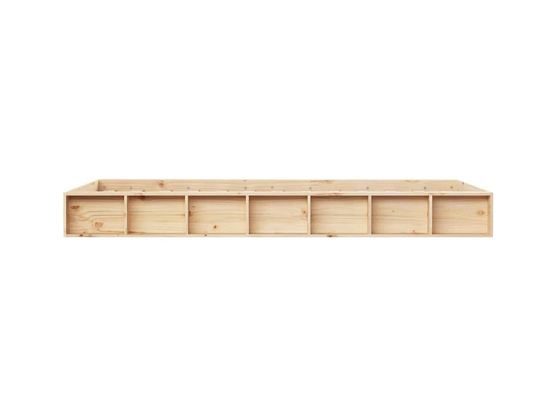 Lit simple | Lit adulte, enfant | Cadre de lit 100x200 cm bois massif