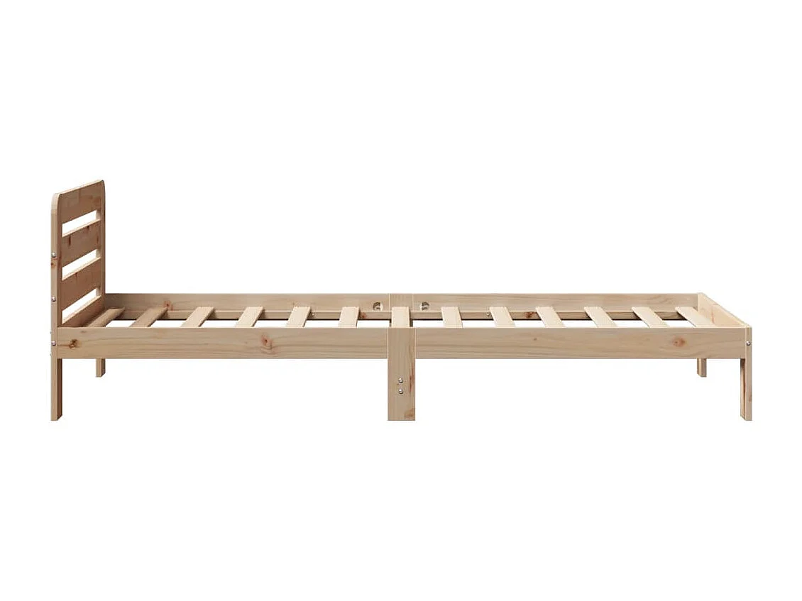 Lit simple | Lit adulte, enfant | Cadre de lit 90x200 cm bois de pin massif