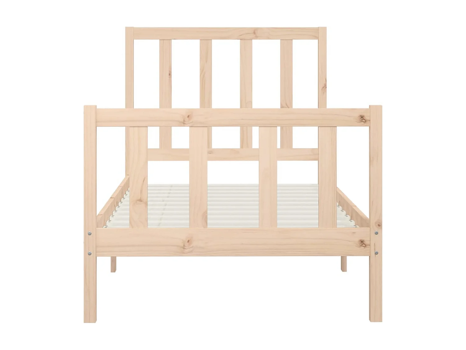 Lit simple | Lit adulte, enfant | Cadre de lit 90x200 cm bois massif