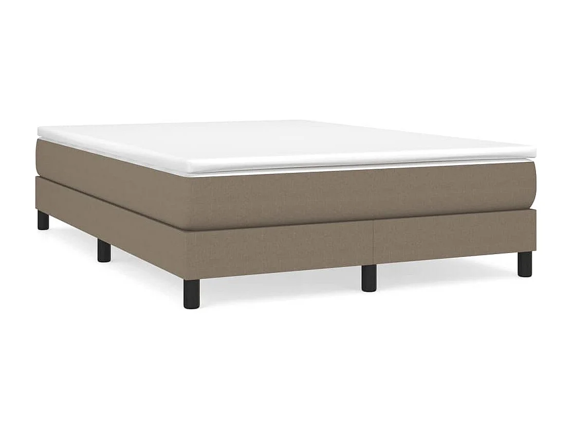 Lit double | Lit adulte | Cadre de lit taupe 140x200 cm tissu