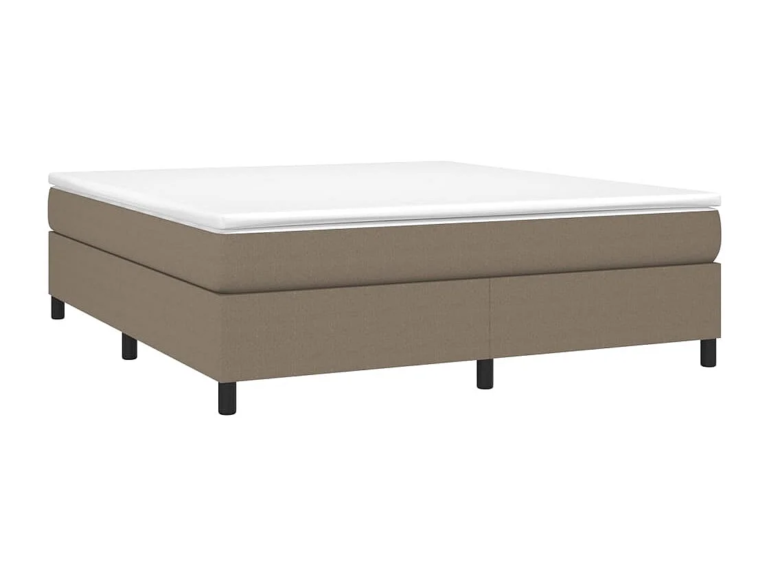 Lit double | Lit adulte | Cadre de lit taupe 160x200 cm tissu